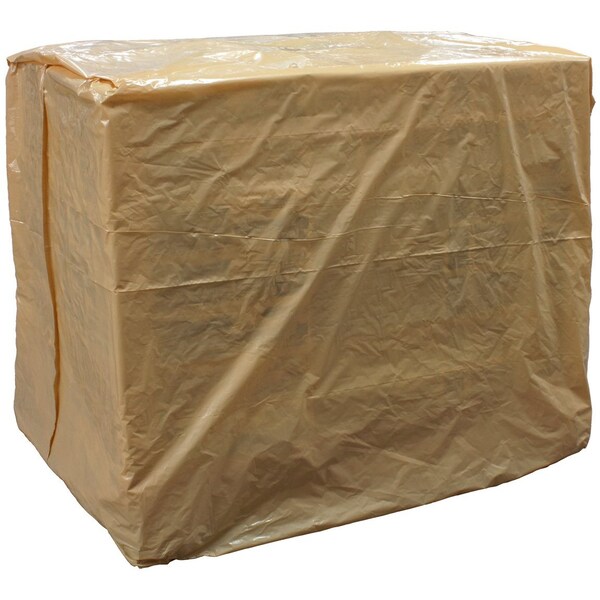 100 X 76 4 ft X 4 ft Pallet Cover Tan Buff Opaque